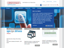 Tablet Screenshot of cannon-automata.com